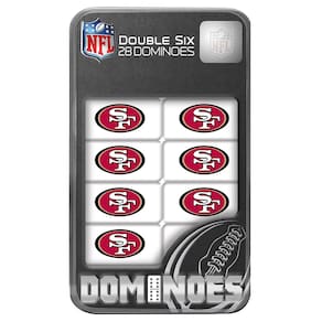 Conjunto Domino MasterPieces NFL San Francisco 49ers Collector