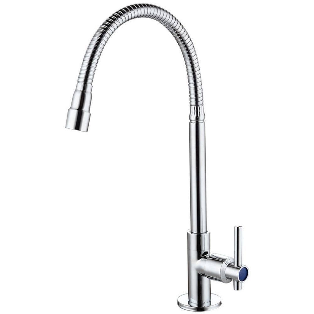 Torneira Cozinha Gourmet Flexível Pia Bancada 1 Jato Metal