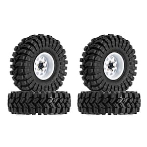 Conjunto de pneus de roda INJORA 1.0 Beadlock para carro 1/18 1/24 RC
