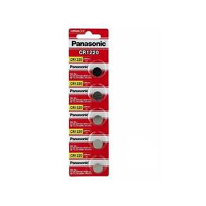 Panasonic Cr1220 Lithium 3V - Cartela Com 5 Unidades