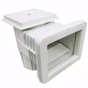 Skimmer Boca Pequena BP Vinil-Fibra-Alvenaria Branco
