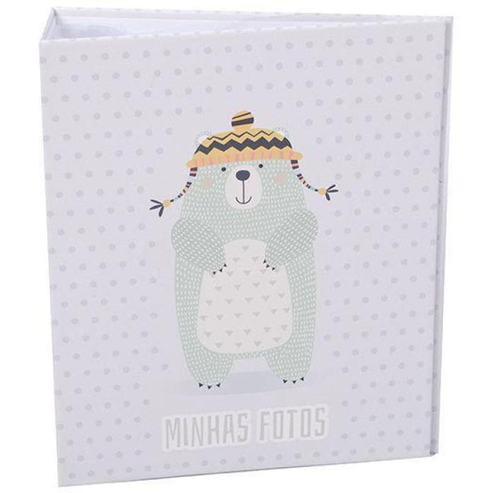 Álbum Infantil 300 Fotos 10X15Cm Rebite - Ical 286