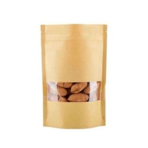 Kit 50 Sacos Stand up Pouch 12x20cm - Visor+Fecho