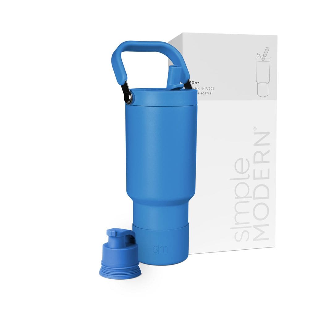 Garrafa de água Simple Modern Trek Pivot 900 ml com alça