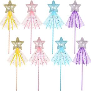 Lembrancinhas de festa Fairy Wands Skylety Princess para meninas, 8 unidades