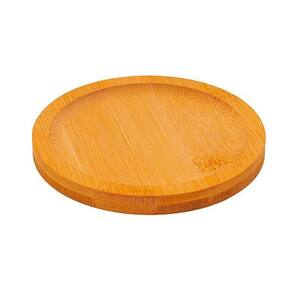 Porta Copos Redondo Em Bambu Ecokitchen 10 Cm