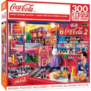 Quebra-cabeça MasterPieces Coca-Cola Soda Fountain 300 unidades