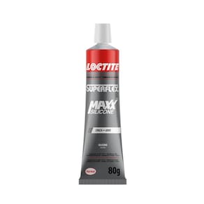 Silicone Vedante Oximico Loctite Superflex Maxx Cinza 80G