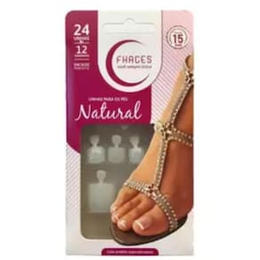Unhas Postiças Naturais Fhaces - Resistentes e Confortáveis