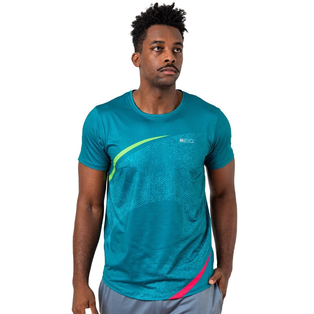 Camiseta Zeiq Dry Revolution Azul Petróleo