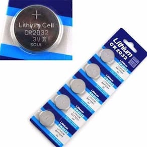 Bateria Lithium 3v para Placa Mãe CR2032 3416 - 5 Unidades