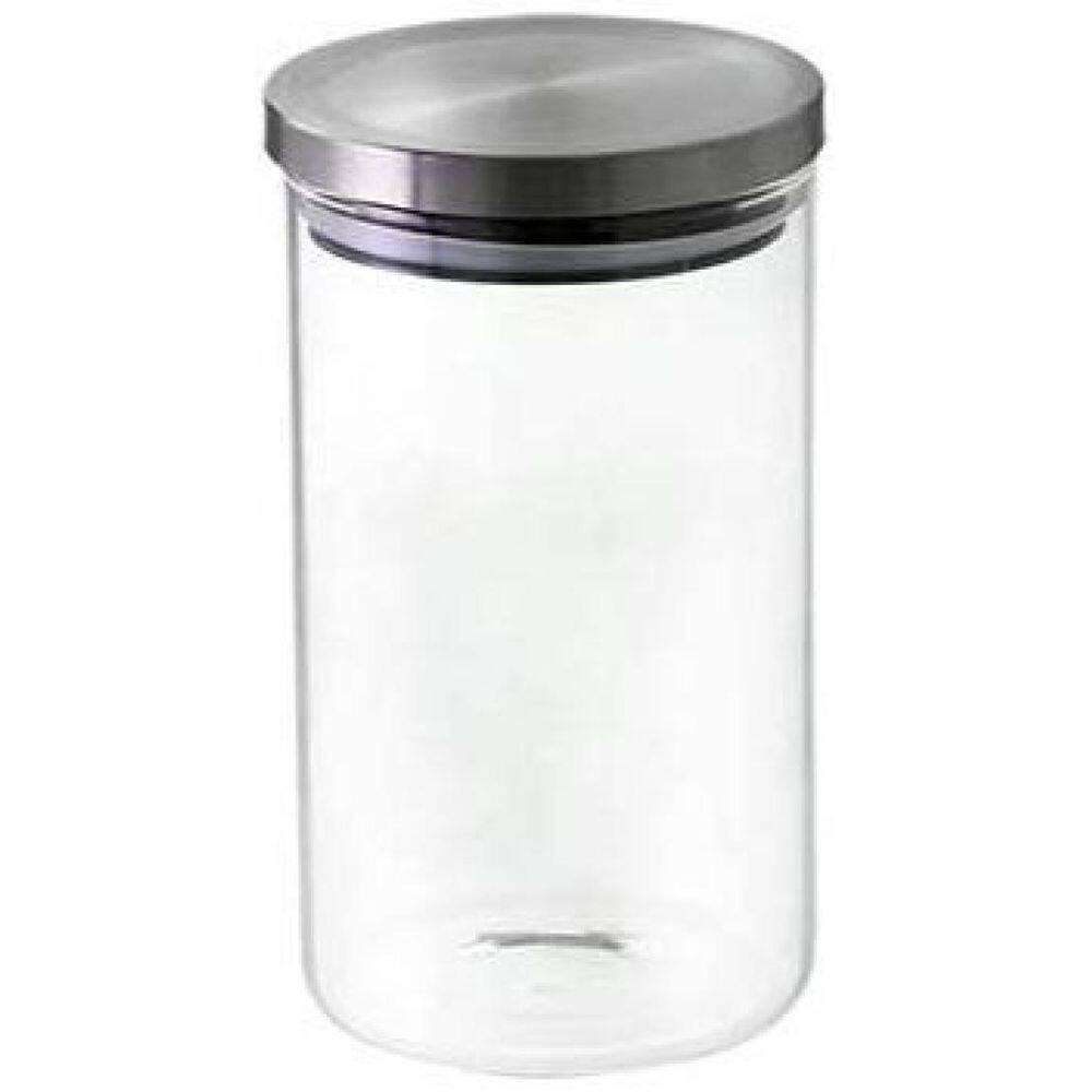 Pote Hermético Tampa Inox 1L Mimo Style Transparente