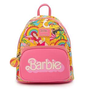Mini mochila Loungefly Barbie Fun in the Sun Pink-Multi