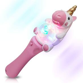 Unicorn Wand ArtCreativity Light Up Spinning 24 cm para crianças