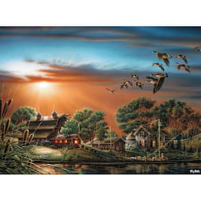 Quebra-cabeça Buffalo Games Terry Redlin Lazy Afternoon 1000 unidades