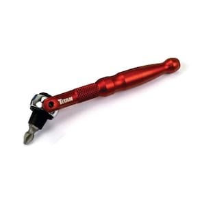 Driver de bits com catraca Titan Tools 11321 Unidade de 1/4"