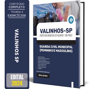 Apostila Prefeitura Valinhos Sp 2024 Guarda Civil Municipal