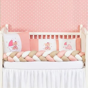 Kit Enxoval Berço - 6 Peças - 100% Algodão - Atenção Peças