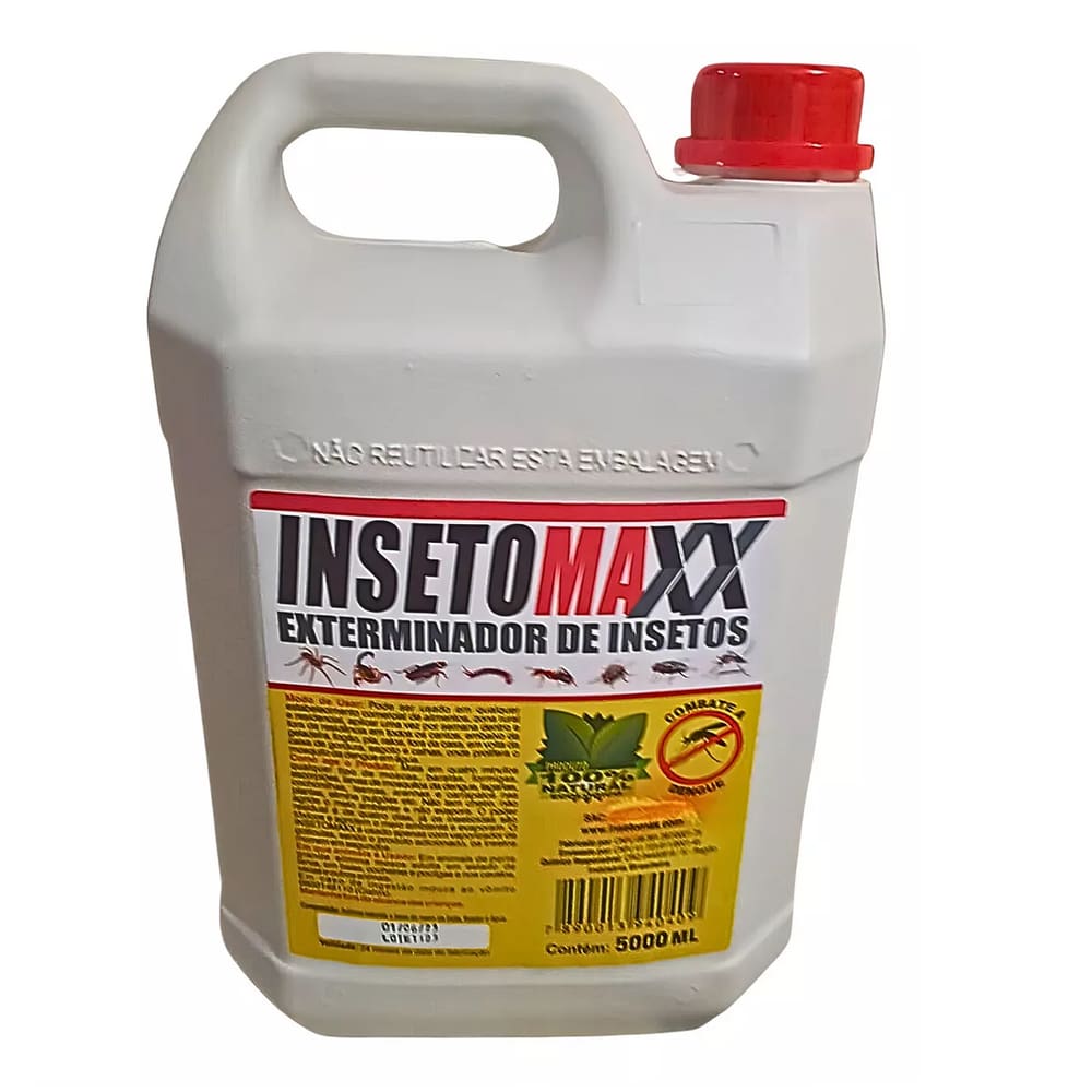 Remédio Mata Insetos 100% Natural Ecológico Insetomax 05 Litros