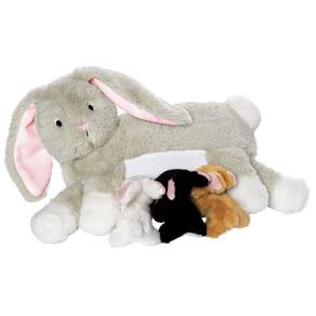 Bicho de pelúcia Manhattan Toy Nurturing Rabbit Nurturing Rabbit