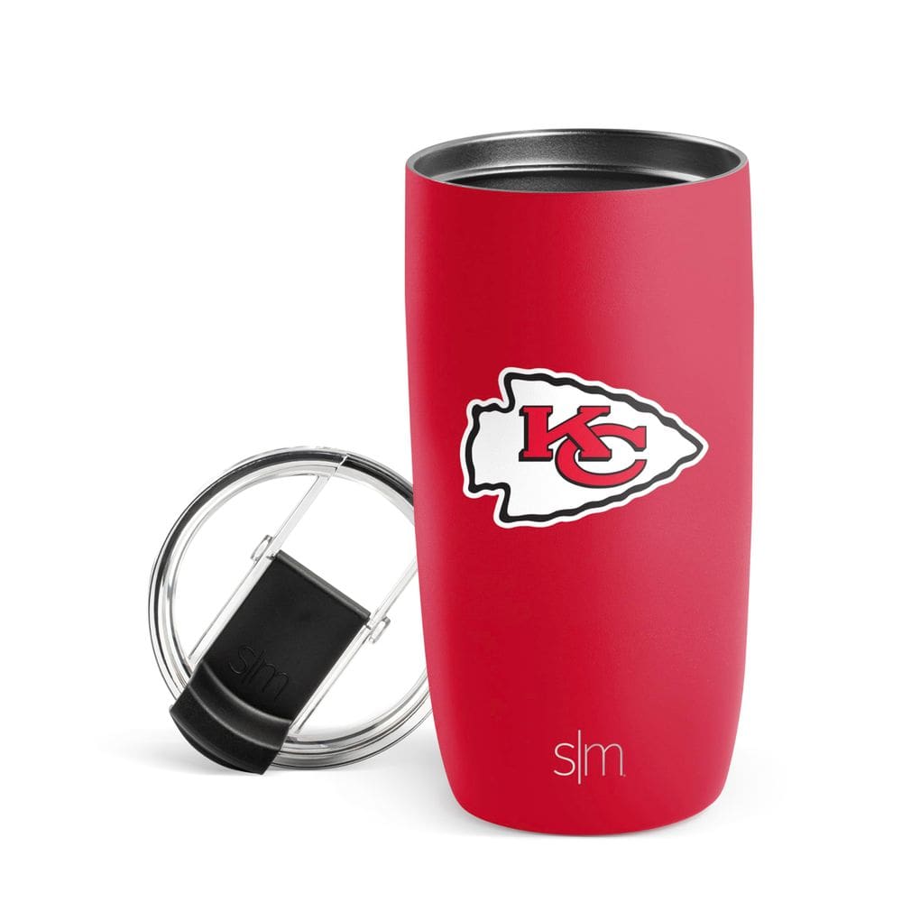 Copo de café de viagem Simple Modern NFL Kansas City Chiefs