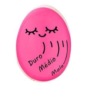 Timer Para Cozimento De Ovos Temporizador Tempo Certo - Rosa