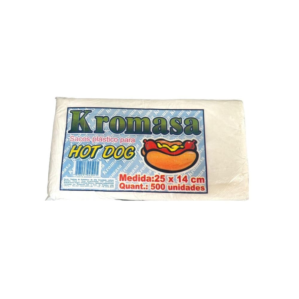 500Un Saco Leitoso Cachorro Quente Hot Dog Delivery 25X14Cm