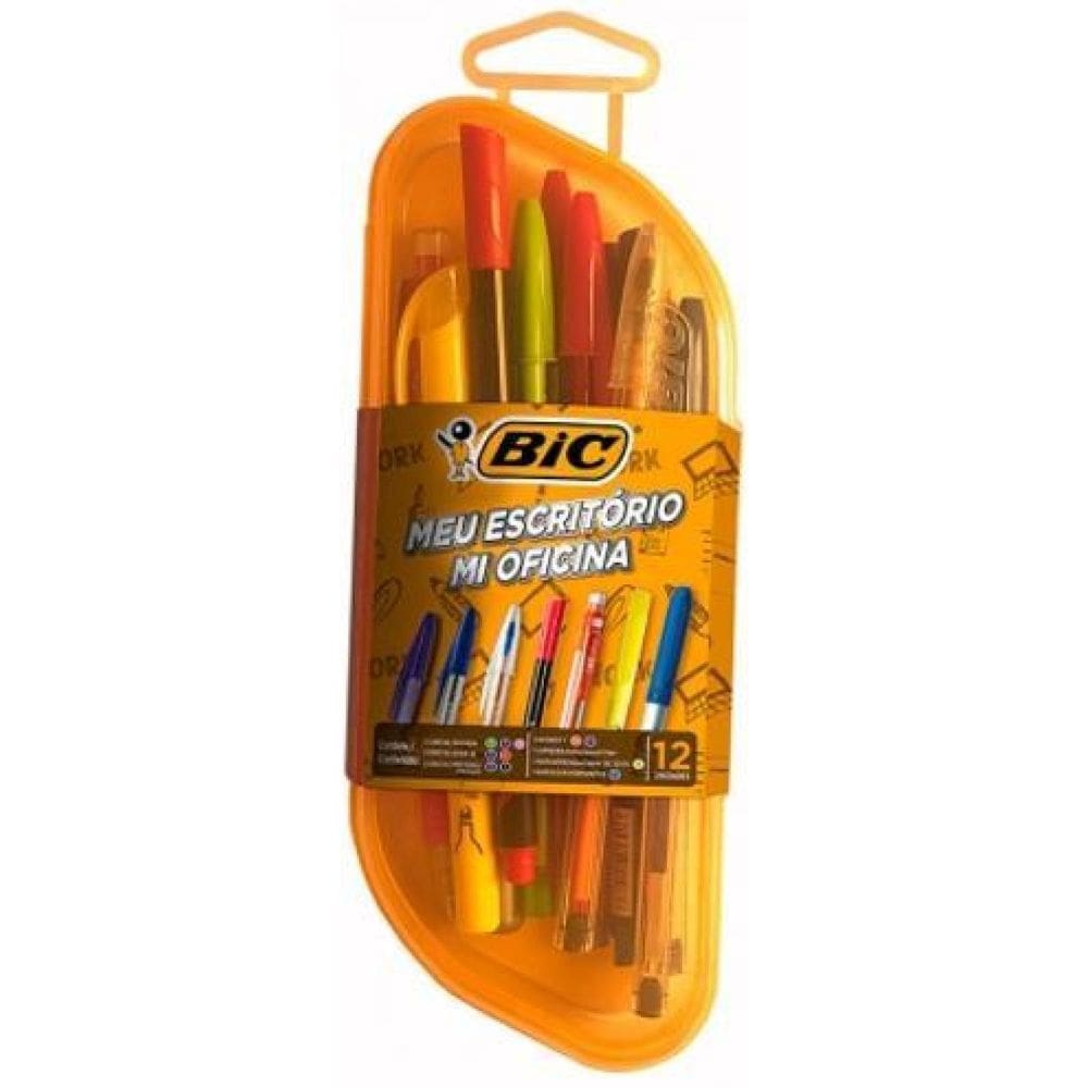 Kit Escrita Meu Escritório Com 12 Itens 971233 - Bic