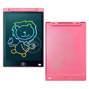 Tablet Lousa Mágica de 10" Pintura Colorida Anotações sem Papel Desenhos Criativos - Cor Rosa