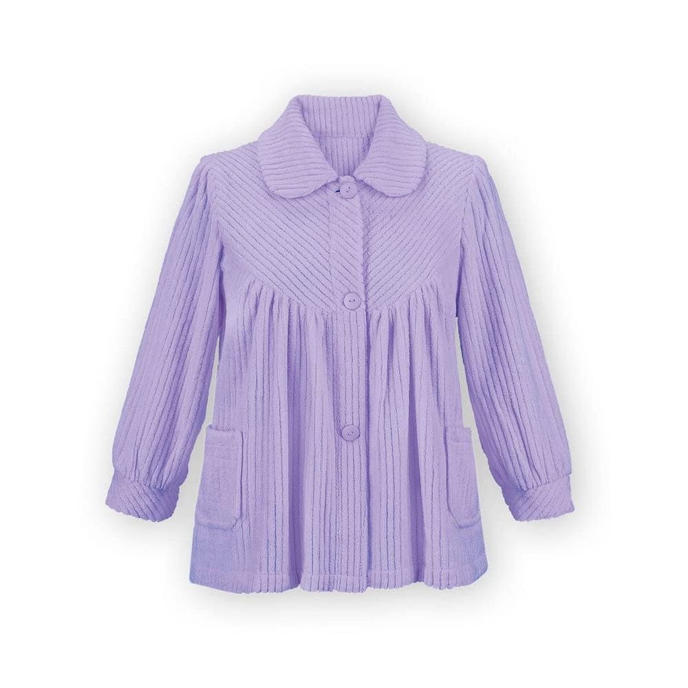 Coleções de camisas de noite, etc., lã macia, com botões, para mulheres