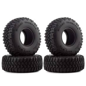 Pneu INJORA de 1,55 polegadas para carro RC Crawler D90 TF2 Tamiya CC01