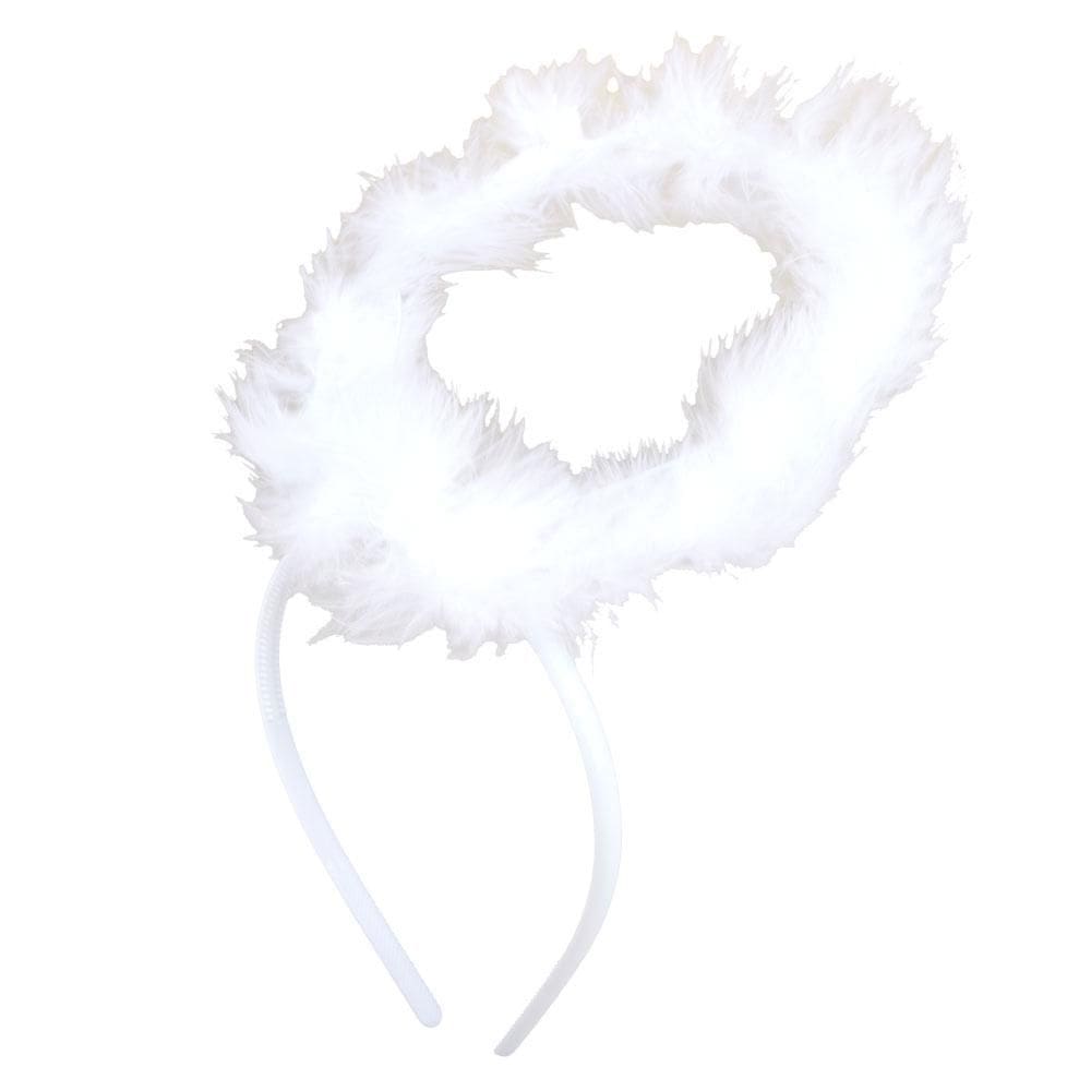 Tiara de Carnaval Anjo Play&Fun Branca