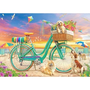 Quebra-cabeça Buffalo Games Angelo Bonito Beach Bicycle 300 unidades