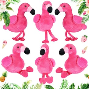 Brinquedos de pelúcia para animais de pelúcia Skylety Flamingo 12 cm 6 peças