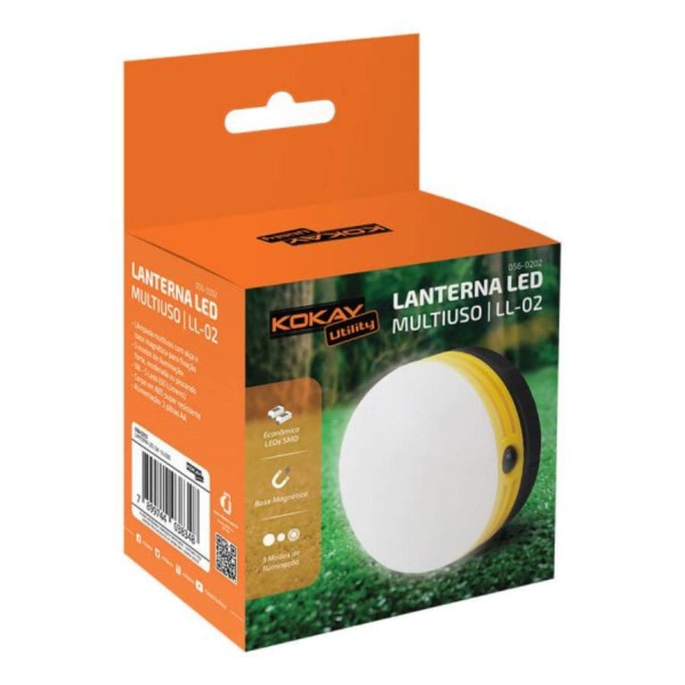 Lampada Camping Led Pesca Barraca Lanterna Iluminação 5 Leds