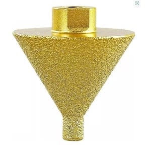 Broca Cônica Chanfro Diamante M14 Esmerilhadeira Porcelanato