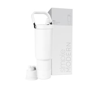 Garrafa de água Simple Modern Trek Pivot 1,2 L com alça
