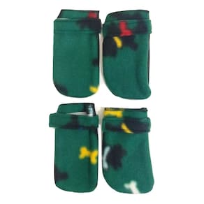 Sapato Soft Verde para Cães e Gatos - Tamanho G - 4 Unidades
