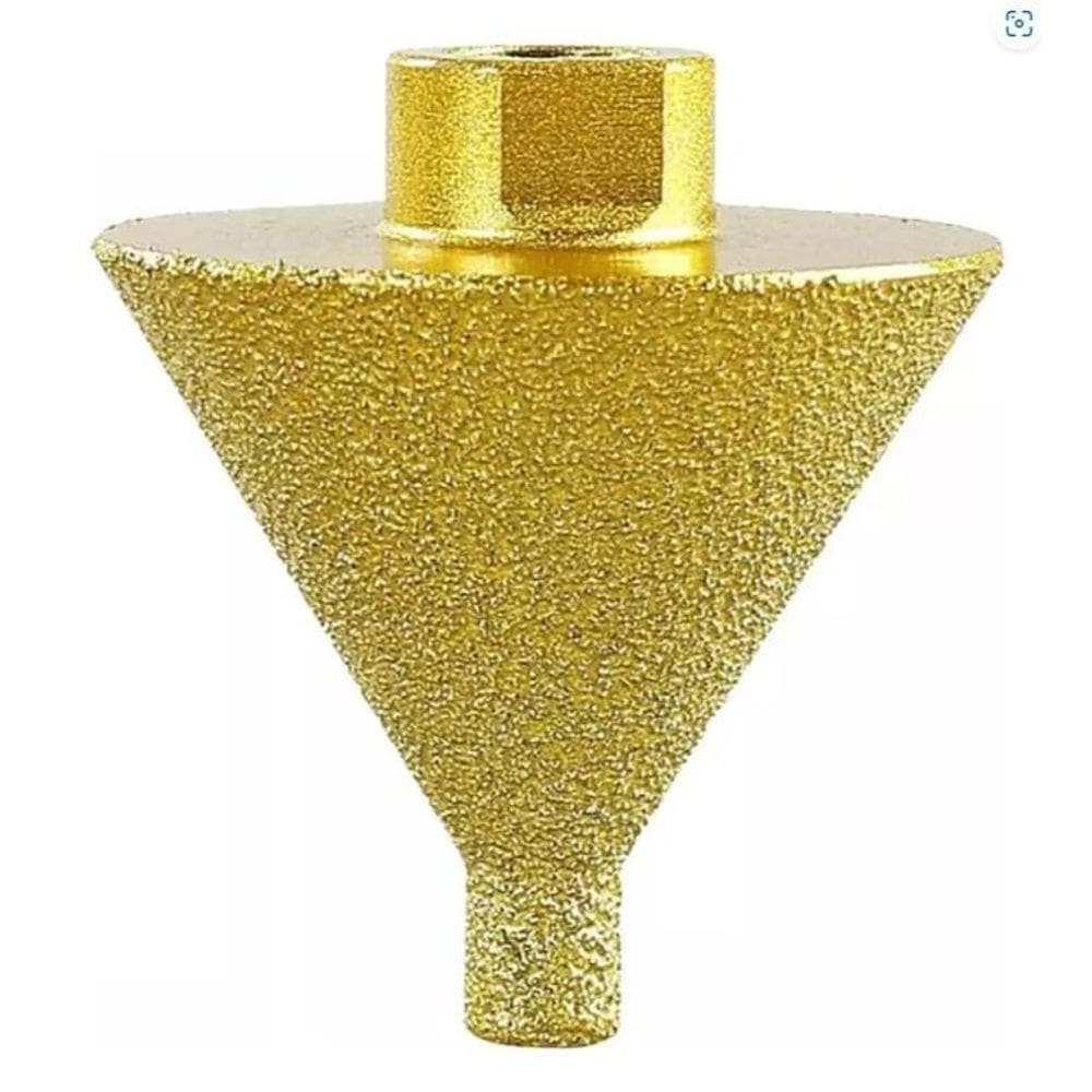 Broca Cônica Chanfro Diamante M14 Esmerilhadeira Porcelanato