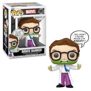 Boneco Funko Pop Sayings Marvel - Bruce Banner