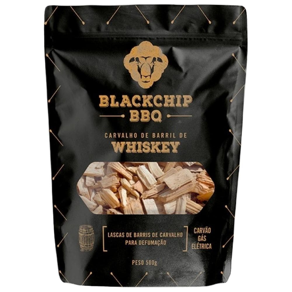 Wood Chips Lascas Barril De Carvalho Para Defumação 500Gr