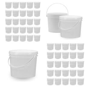 Balde Para Tinta A Base De Oleo 1.8L Branco 50 Pçs