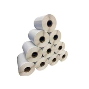 Kit Com 10 Rolos Etiqueta Termica 50Mm X 30M