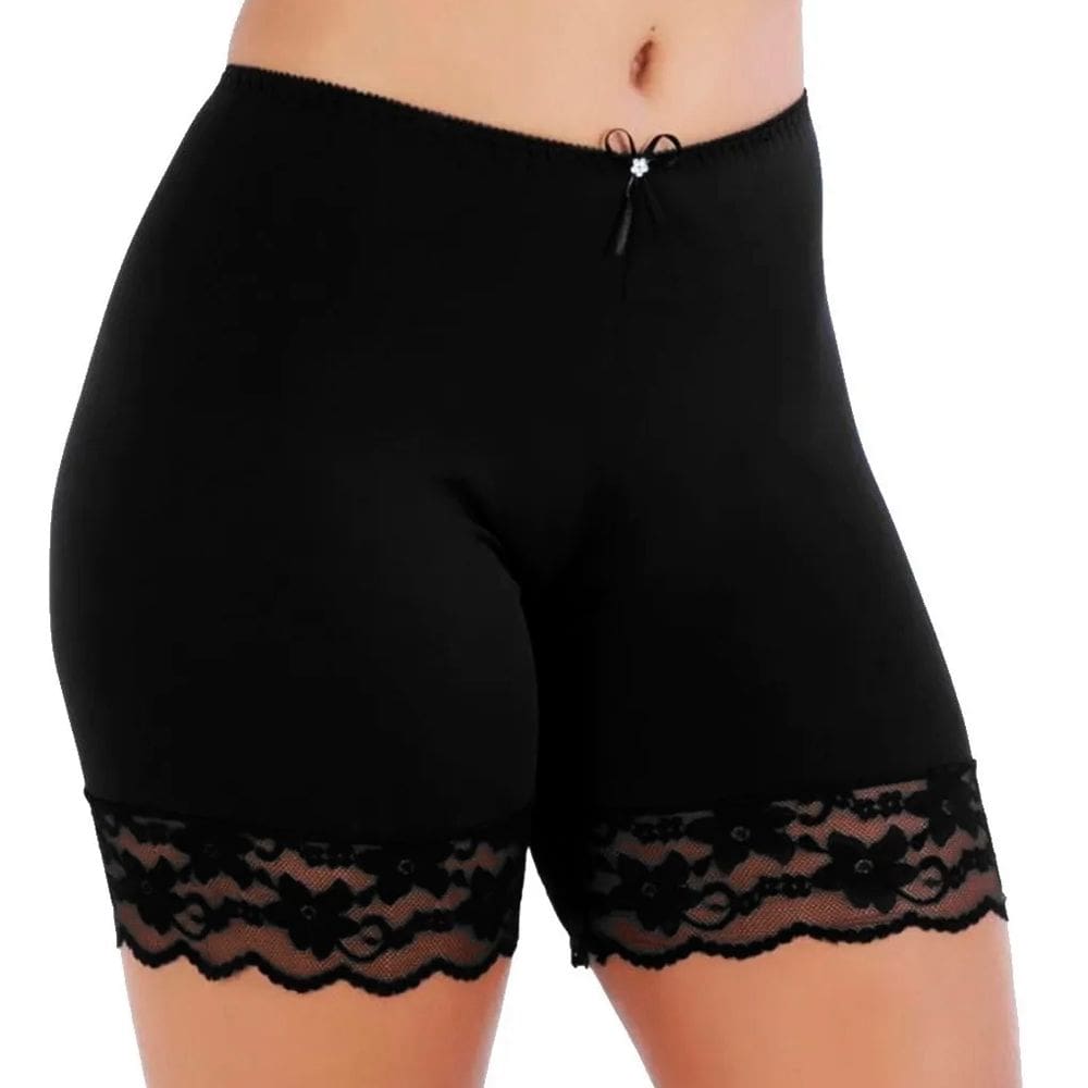 Kit 3 Short Anágua Segunda Pele Microfibra  Com Renda Para usar com vestido