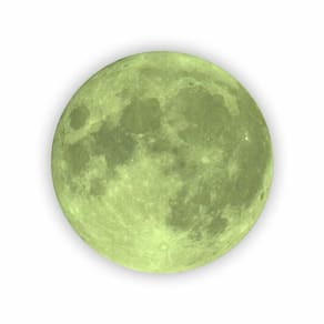 Adesivo Lua Brilha no Escuro 30x30 cm - Fotoluminescente
