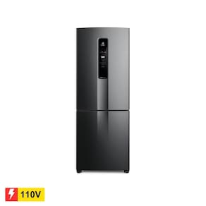 REEMBALADO: Geladeira Electrolux IB7B Frost Free Inverse Efficient Black Inox 490L 110V