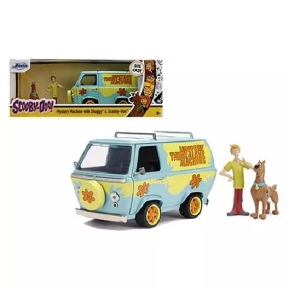 Van Máquina De Mistério Hollywood Rides C/ Boneco Scooby Doo e Salsicha 1:24 – Jada Toys