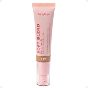 Base Líquida Ruby Rose Soft Blend F60 Média Cobertura 30g Hb-M301-6