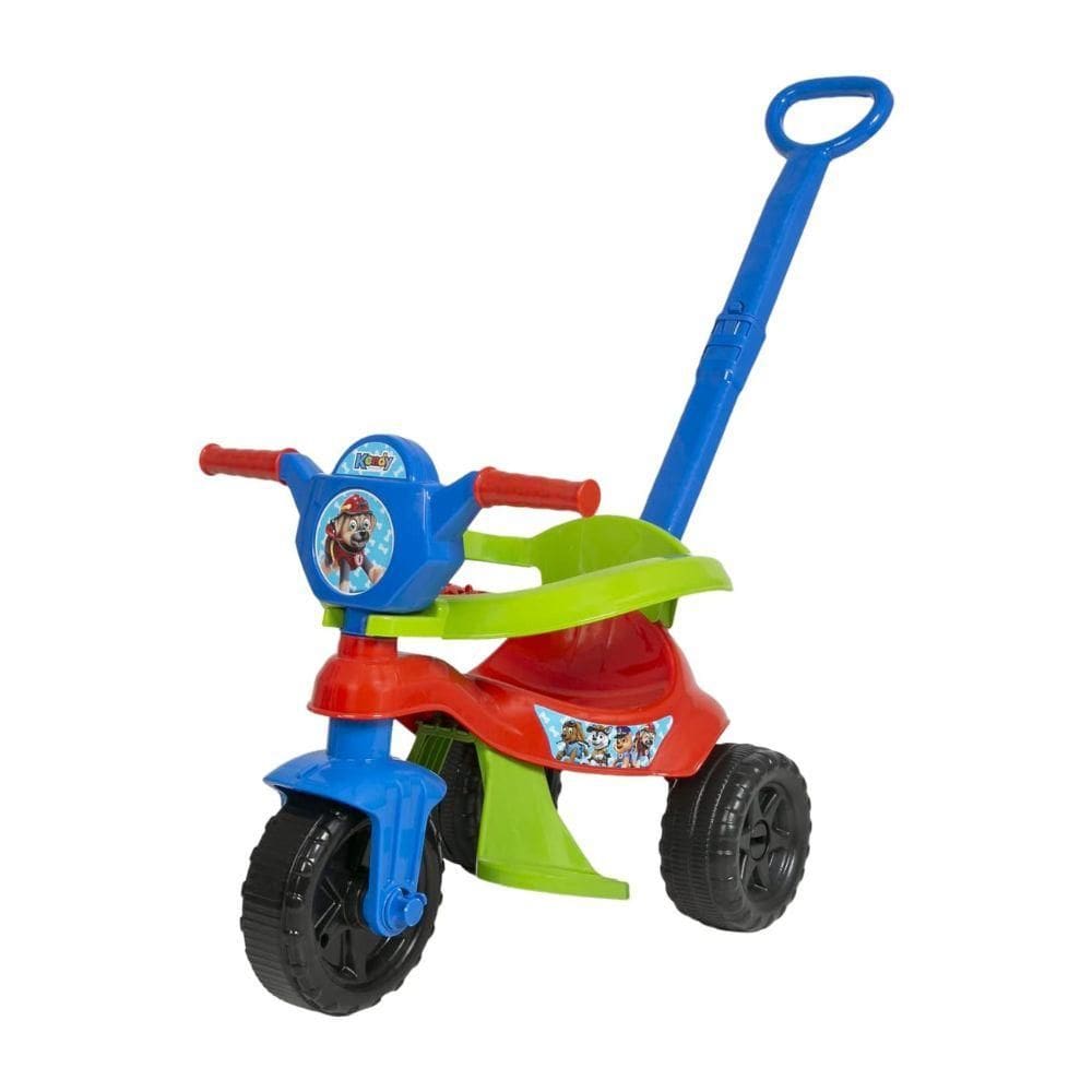 Triciclo de Passeio e Pedal Infantil Kemotoca 3 Em 1 Baby Dog Kendy