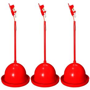 Bebedouro Automático para Aves Sgamaq 80-100 Kit 3 Unidades